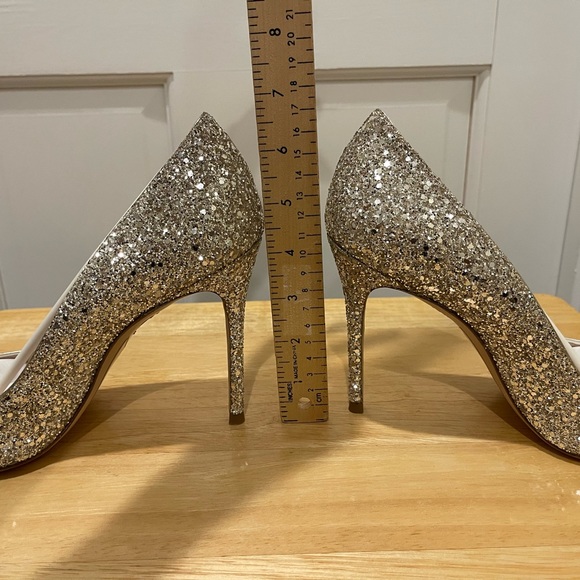 NWT Sophia Webster Champagne Glitter Go to Glam Shoe - Picture 6 of 6